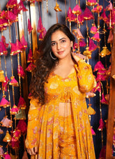 Beloved Salwar Suit in Yellow Colour